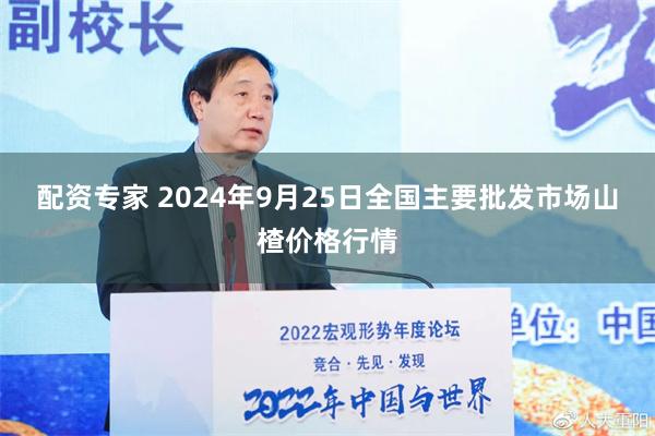 配资专家 2024年9月25日全国主要批发市场山楂价格行情