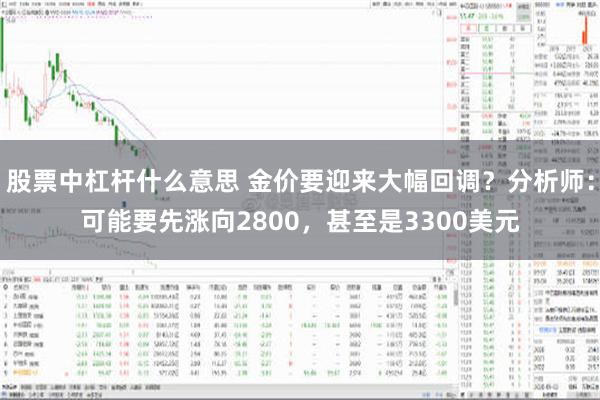 股票中杠杆什么意思 金价要迎来大幅回调？分析师：可能要先涨向2800，甚至是3300美元