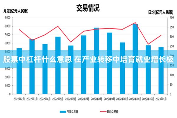 股票中杠杆什么意思 在产业转移中培育就业增长极