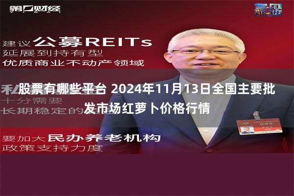 股票有哪些平台 2024年11月13日全国主要批发市场红萝卜价格行情