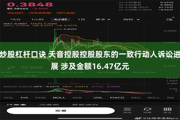 炒股杠杆口诀 天音控股控股股东的一致行动人诉讼进展 涉及金额16.47亿元